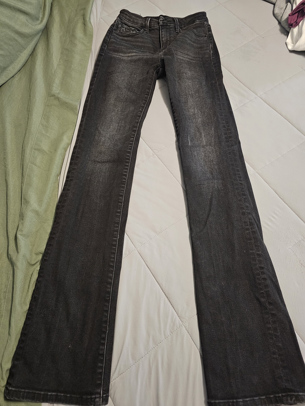 Buckle Black Women's Black Boot Cut Jeans Extra Long XL